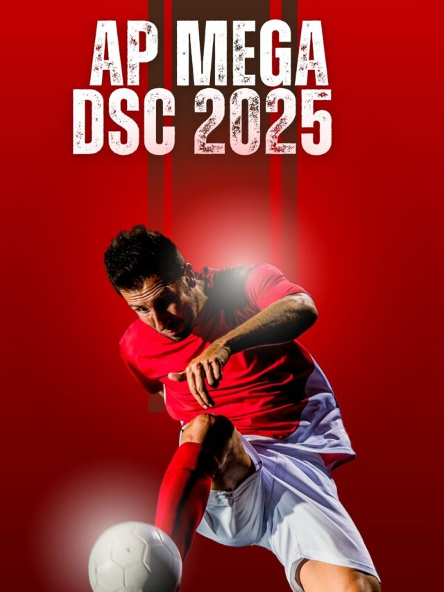 AP Mega DSC Sports Quota Recruitment 2025